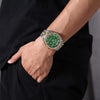 Gold Rhinestone Quartz Watch