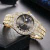 Gold Rhinestone Quartz Watch