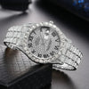 Gold Rhinestone Quartz Watch