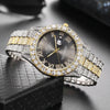 Gold Rhinestone Quartz Watch